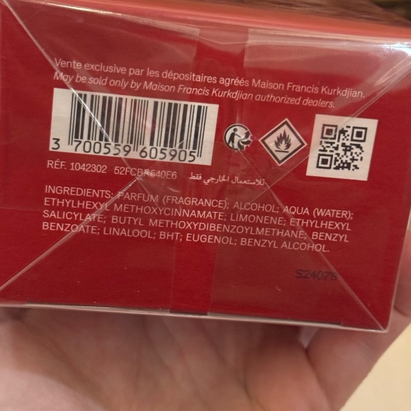 Baccarat Rouge 540 Extrait de Parfum 2.4 oz bottle - Picture 6 of 8